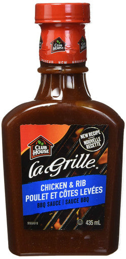 La Grille, BBQ Sauce, Chicken & Rib, 435ml/14.7 fl.oz., {Imported from Canada}