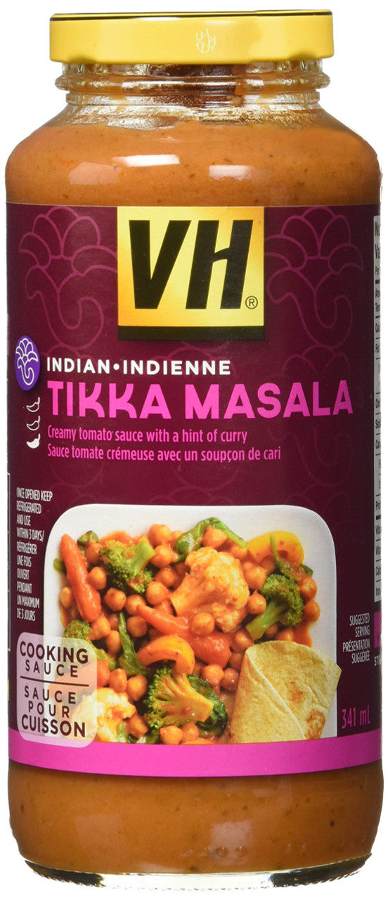 VH Tikka Masala Cooking Sauce (12 Count), 341ml/11.5oz., Jars {Imported from Canada}