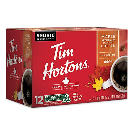 Tim Hortons Original Coffee blend, Single Serve Keurig K-Cup Pods, Medium  Roast, 48 Count : : Grocery & Gourmet Food