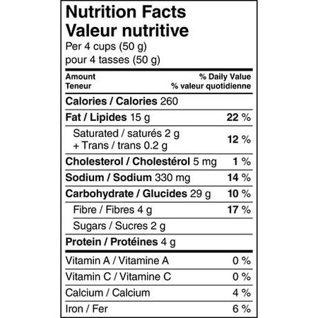 Frito Lay Smartfood Jalapeno & Cheddar Ready to Eat Popcorn, 180g/6.3oz. (Imported from Canada)