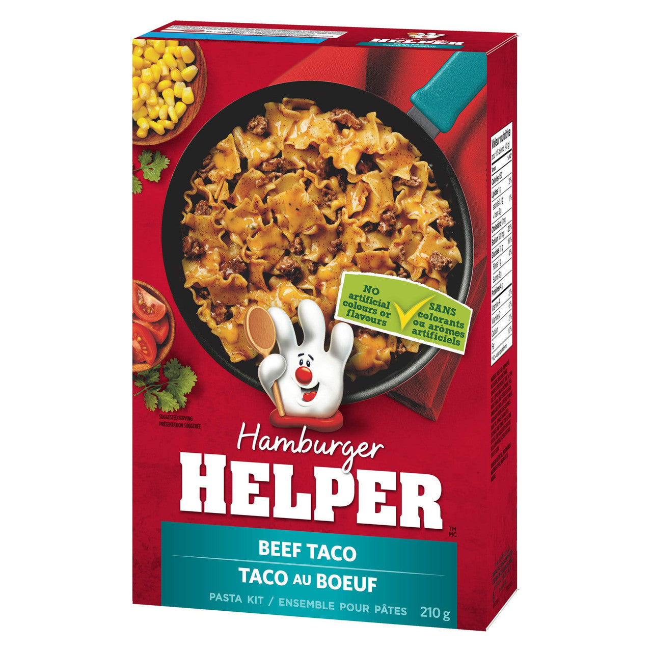 Hamburger Helper, Beef Taco, 210g/7.4oz., {Imported from Canada}