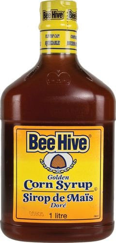 BeeHive Gluten Free Golden Corn Syrup,1 Litre/33.8oz., {Imported from Canada}