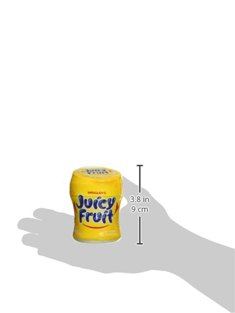 Juicy Fruit Original Gum Bottle (60 Piece), 2pk,  {Imported from Canada}