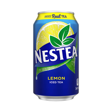 Nestea Lemon Soft Drinks, 341mL/11.5oz., cans, Pack of 12, {Imported from Canada}