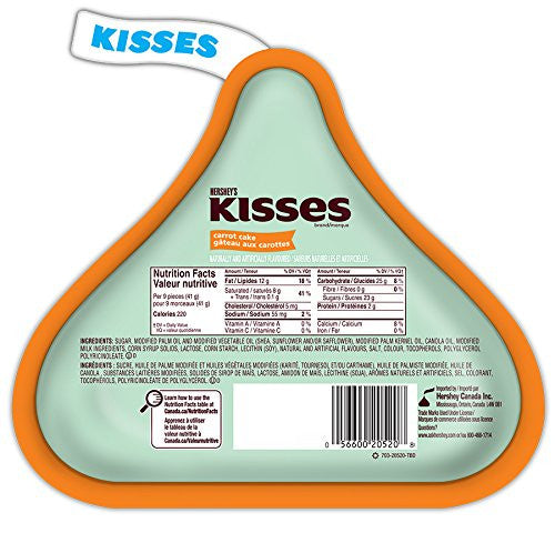 Hershey's KISSES Easter Carrot Cake, 200g/7.05Oz {Imported from Canada}
