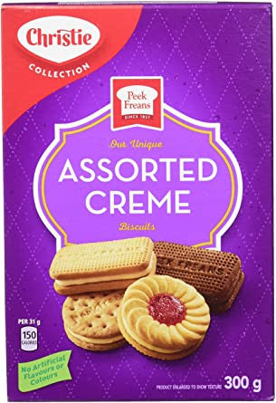Christie Peek Frean Assorted Creme, 300g/10.6 oz. (3 pack) {Imported from Canada}