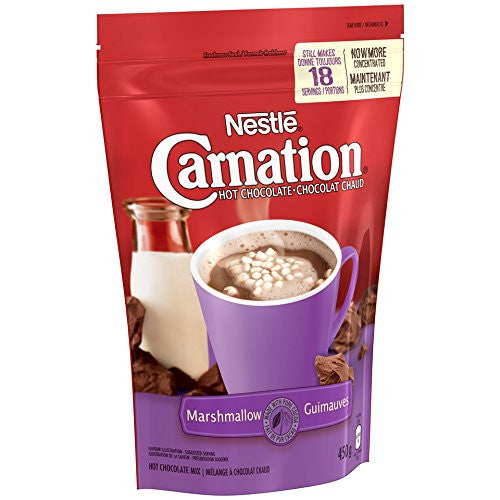 Nestle Carnation Hot Chocolate Marshmallow Mix, 450g/15.9oz, (Imported from Canada)
