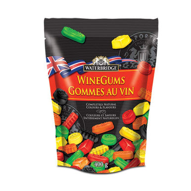 Waterbridge Wine Gum Pouch 400g/14.1 oz., {Imported from Canada}