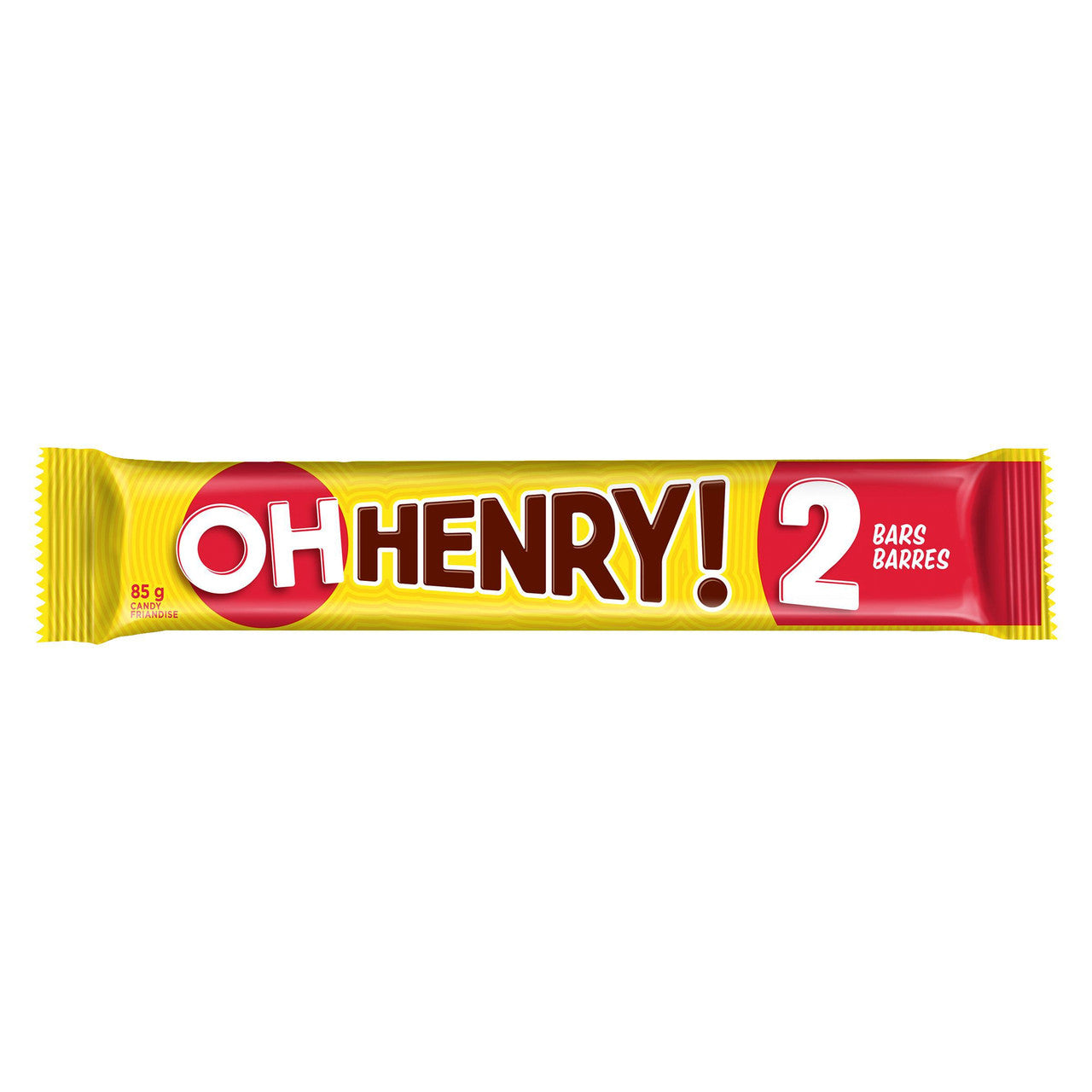 Oh Henry King Size Chocolate Bars 85g Each BAR The Great Taste of Canada Chocolate bar (24 Packs)