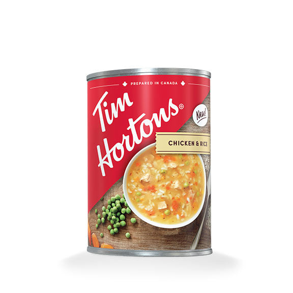 Tim Hortons Chicken & Rice Soup, 540ml/18 fl. oz., (12 Pack){Imported from Canada}