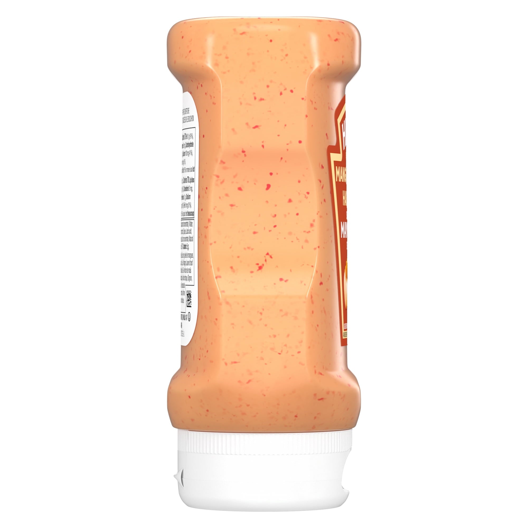 Bottle of Heinz dressing with a white background