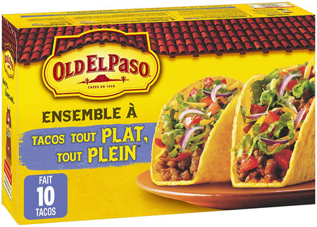 Old El Paso Stand and Stuff Tacos Dinner Kit, 10 Count, 250g/8.8 oz., {Imported from Canada}