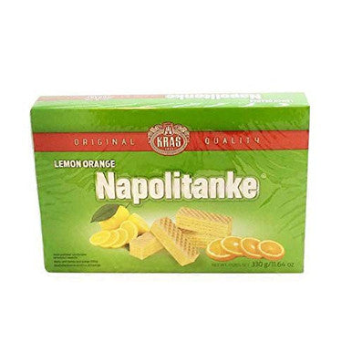Napolitanke Lemon-Orange Wafers 330g/11.6 oz box {Imported from Canada}