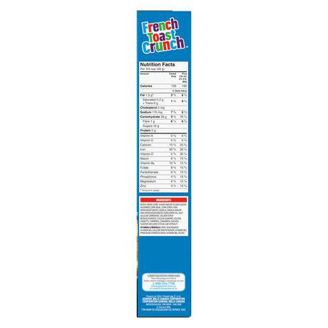 French Toast Crunch Cereal 380g/13.4 oz., - {Imported from Canada}