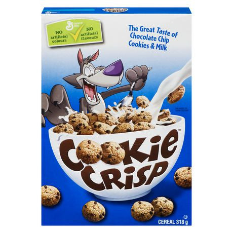 General Mills, Cookie Crisp Cereal, 318g/11.2oz., {Imported from Canada}