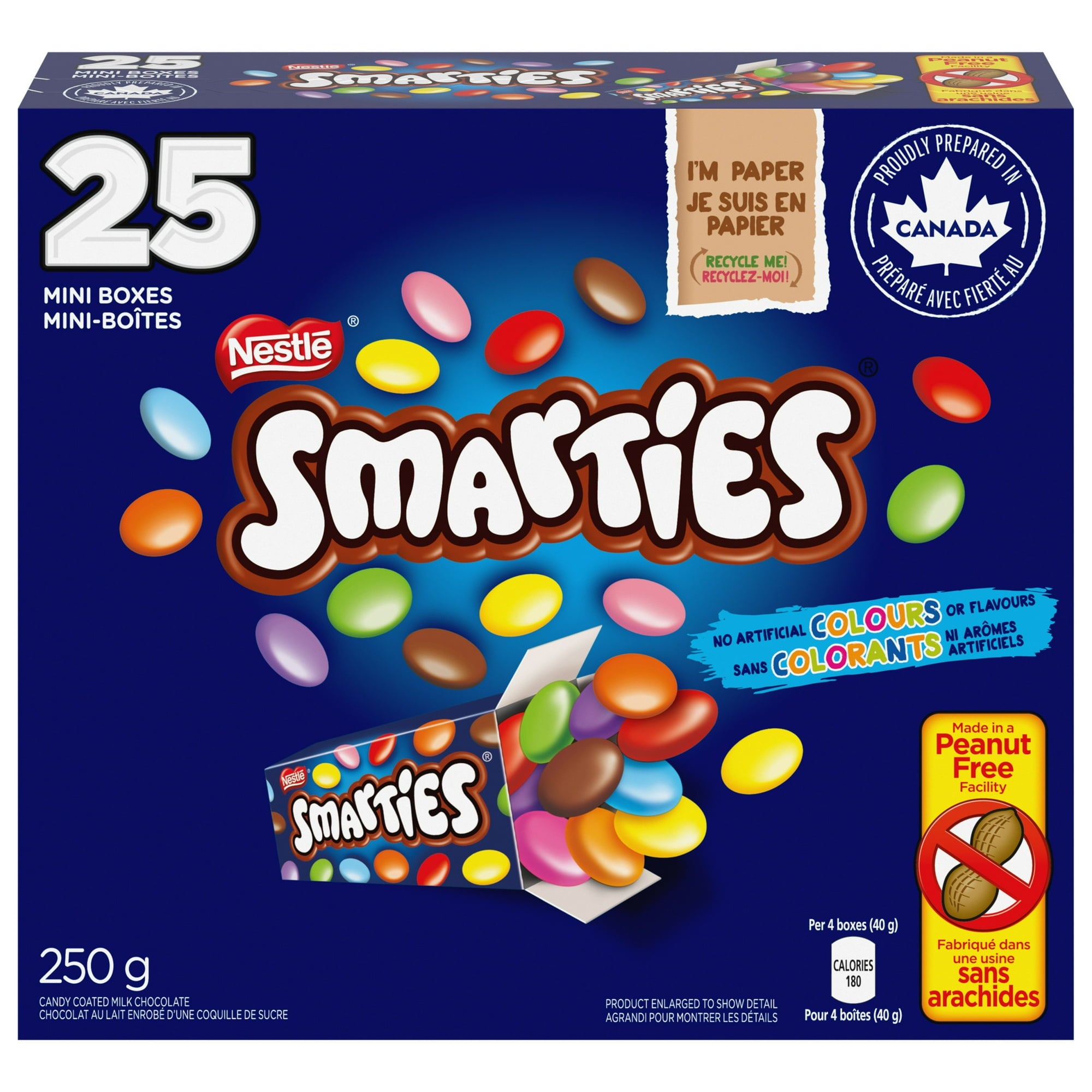 Smarties Snack Size Chocolates 25 count 