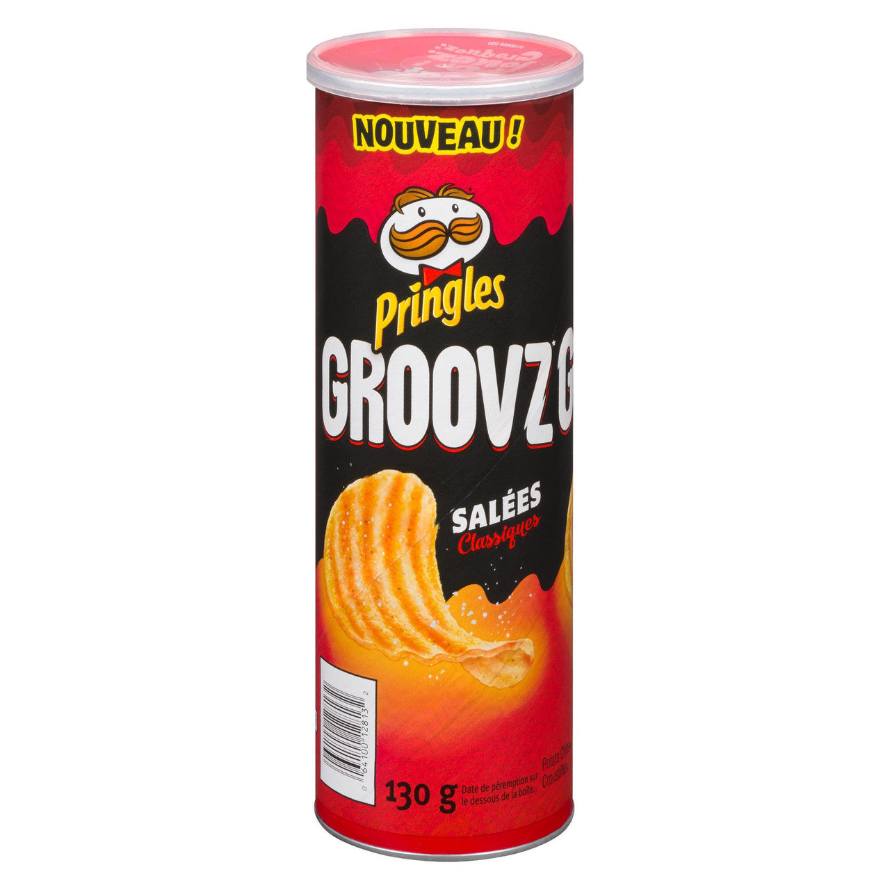 Pringles Groovz Classic Salted Chips, 130g/4.6oz.(Imported from Canada)