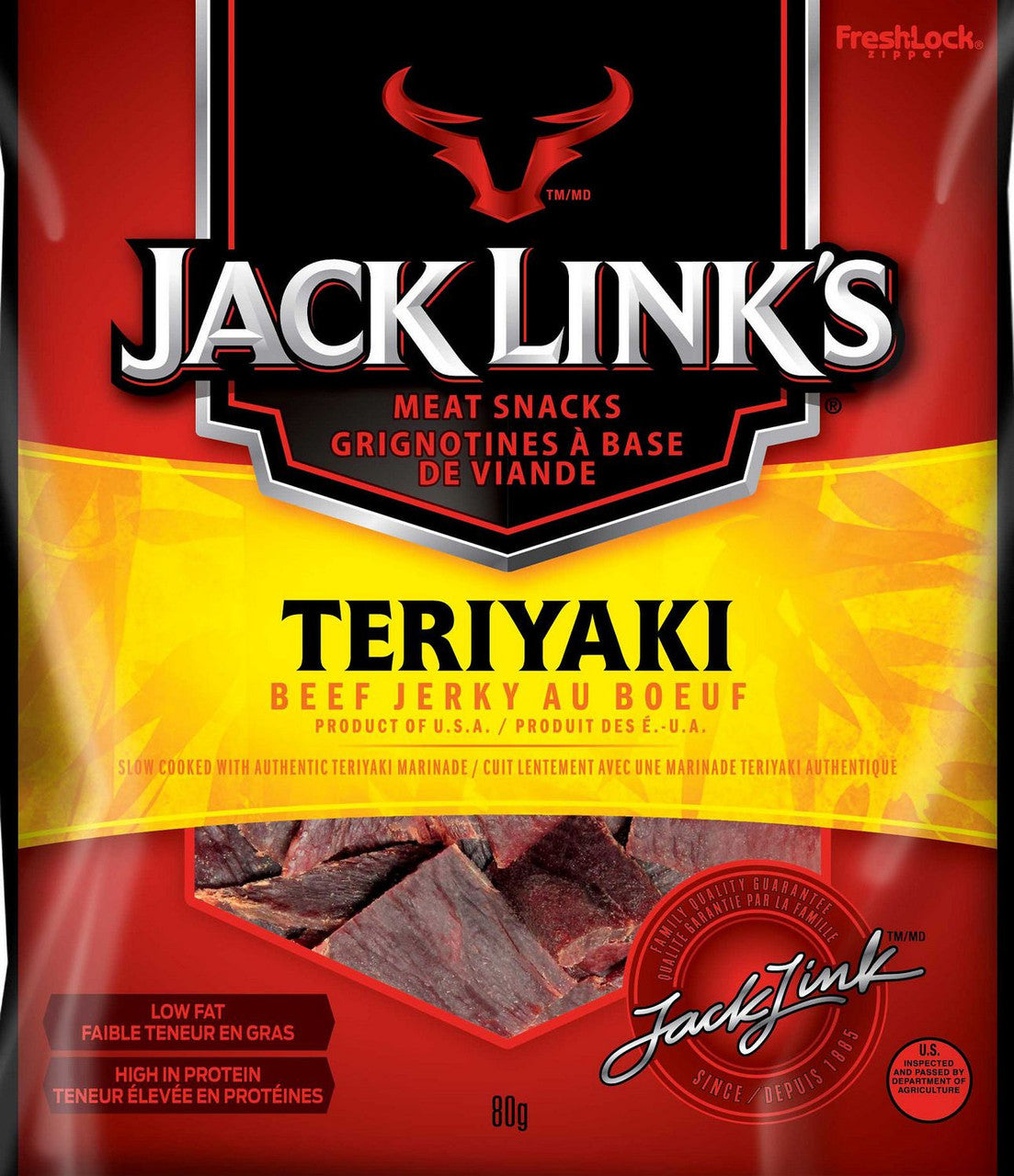 Jack Link's Teriyaki Beef Jerky, 80g/2.8 oz. Can (Imported from Canada)