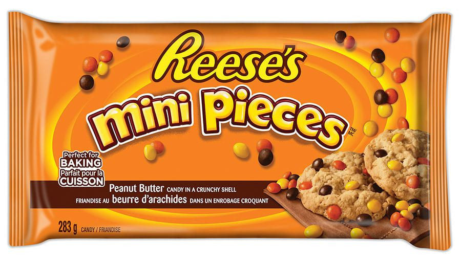 Hershey's Mini Reese Pieces, perfect for baking, 283g/9.9 oz., {Imported from Canada}