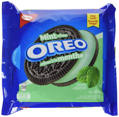 Oreo Mint Sandwich - Cookies, 303g/10.7 oz., {Imported from Canada}