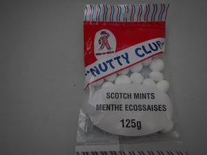 Nutty Club Scotch Mints Candy 125g/ 4.4oz, {Imported from Canada}