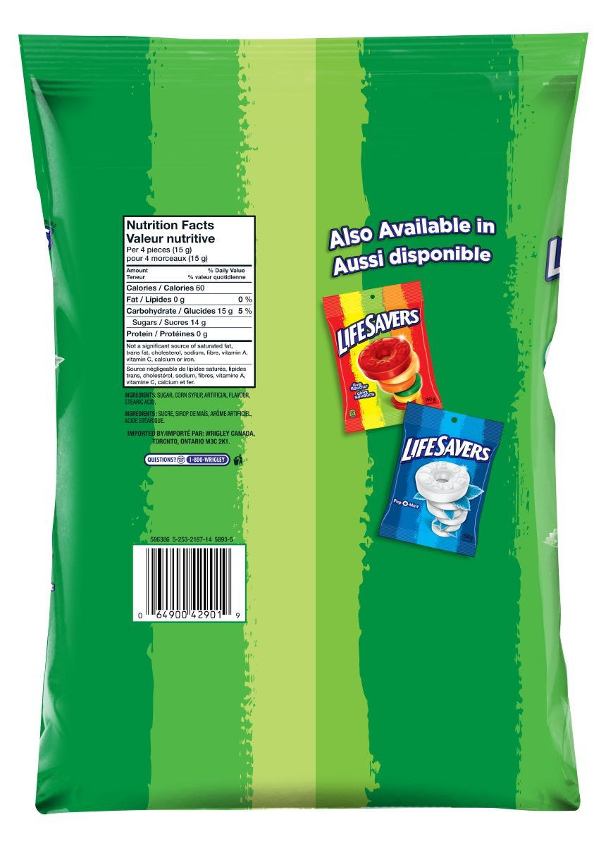 LifeSavers Wint-O-Green Mints, 1.16 Kg/2.55 Pounds {Imported from Canada}