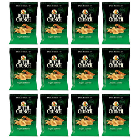 Old Dutch, Dutch Crunch, Jalapeno & Cheddar, 40g/1.4oz Chips (12pk) {Imported from Canada}