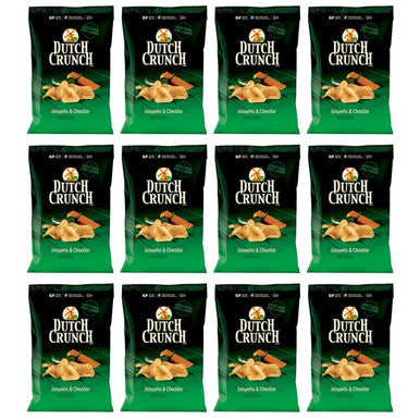 Old Dutch, Dutch Crunch, Jalapeno & Cheddar, 40g/1.4oz Chips (12pk) {Imported from Canada}