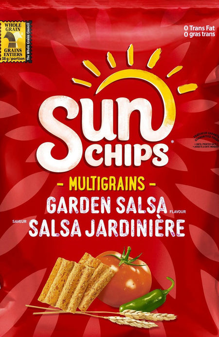 Frito Lay Sun Chips Garden Salsa, (40g/1.4 oz.) Bag {Imported from Canada}