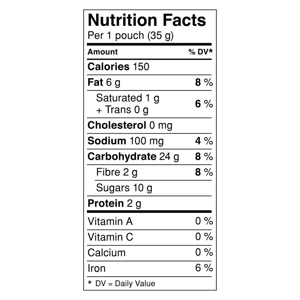 Nature Valley Oatmeal Squares Banana Bread & Dark Chocolate, 5-Count, 175 Gram {Imported from Canada}