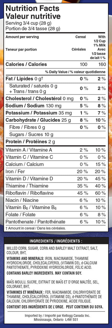 Kellogg's Frosted Flakes Cereal,  425g/15oz., {Imported from Canada}