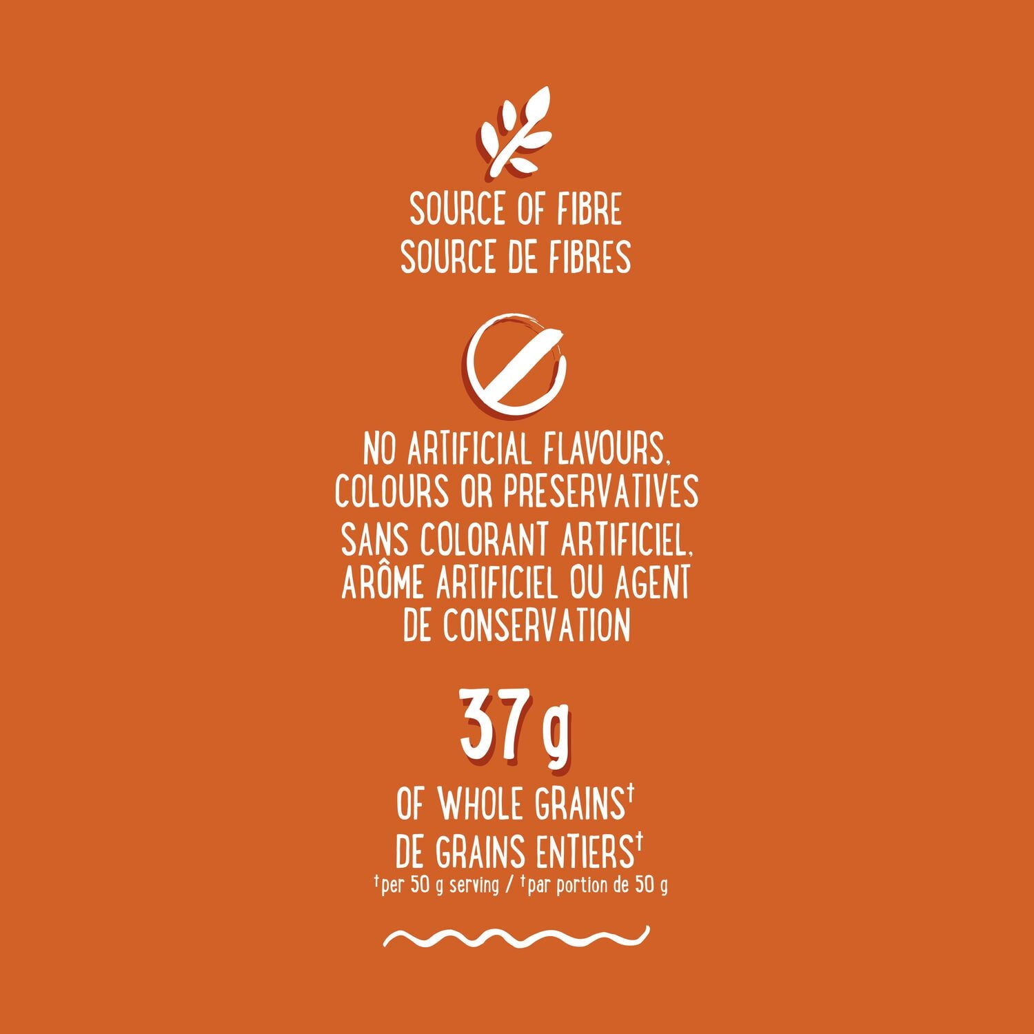 SunChips Harvest Cheddar Flavored Multigrain Snacks, 106g, source of fibre - no artificial flavors, colors or preservatives - source of whole grain label.