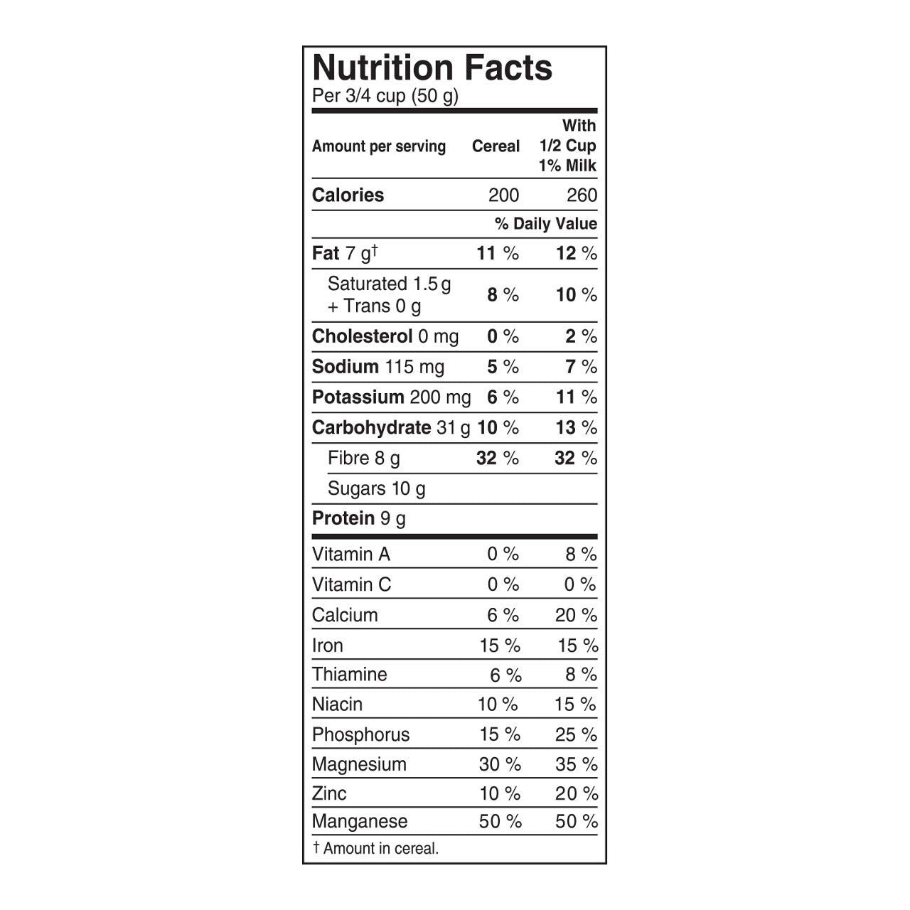 Kashi GOLEAN Chocolate Crunch Cereal, 345g/12.2oz., {Imported from Canada}