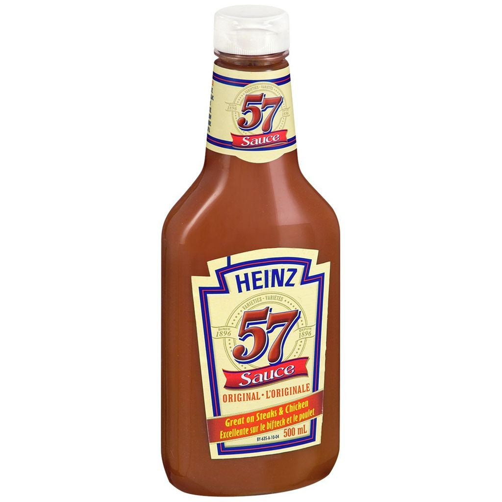 HEINZ Original 57 BBQ Sauce, 500ml/16.9 fl.oz., {Imported from Canada}