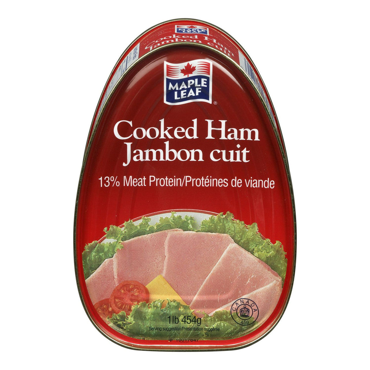 Maple Leaf Canned Cooked Ham, 454g/16 oz, {Imported from Canada}