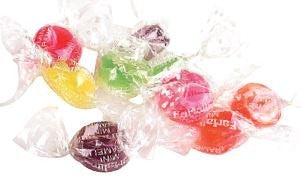 Farfallina Mini Candies Fruit Bonbons, 2kg/4.4lb. Bag, {Imported from Canada}