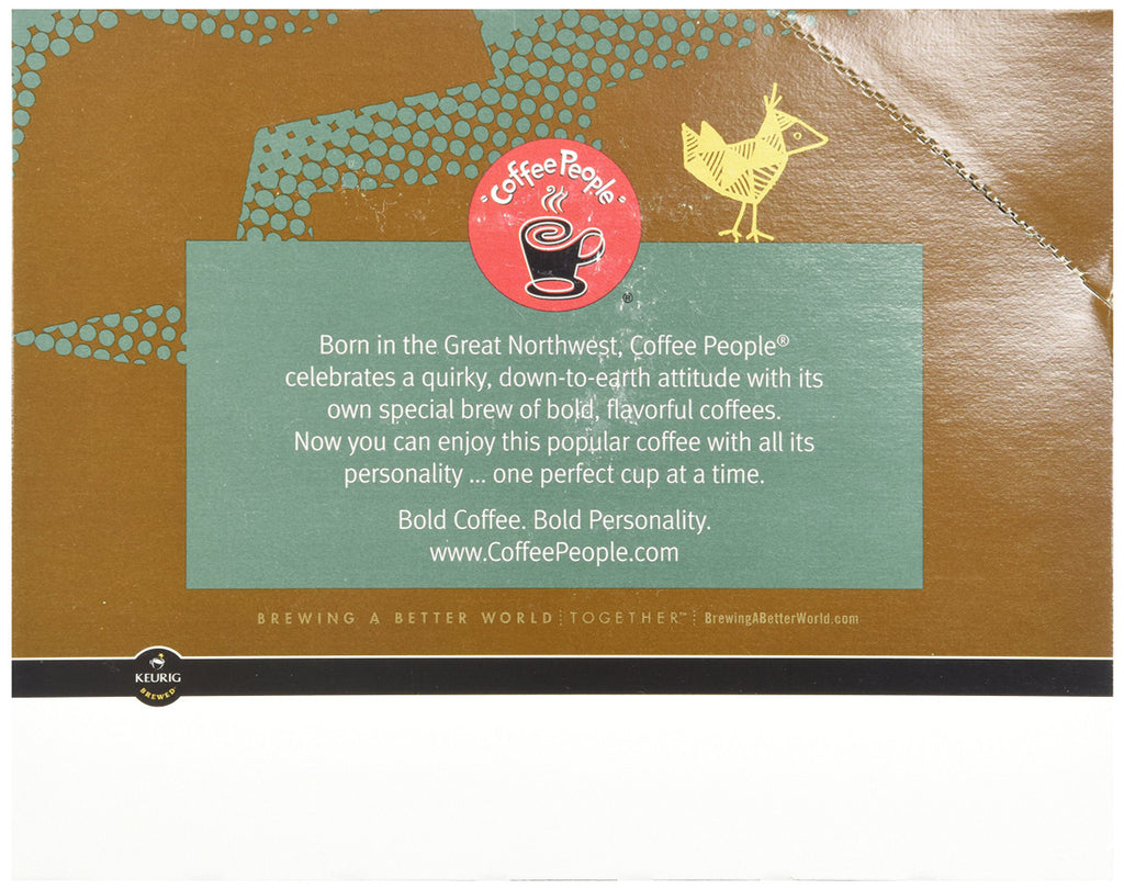 Coffee People Dark Roast, Jet Fuel, K-Cup Portion Pack for Keurig Brewers 24-Count