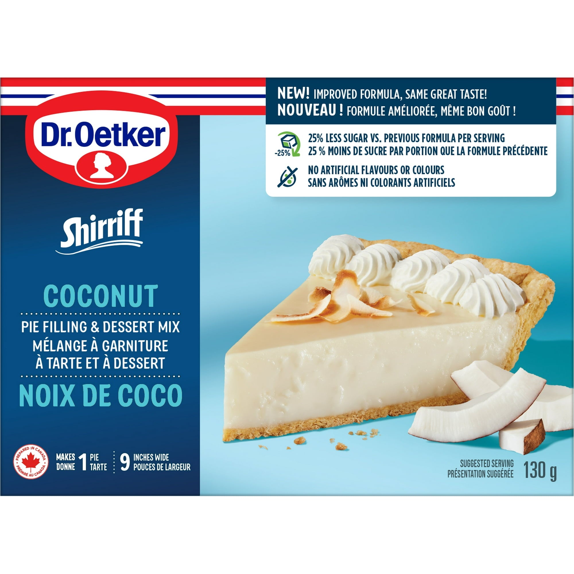 Dr. Oetker Shirriff Coconut Pie Filling & Desert Mix 130g/4.6 oz.