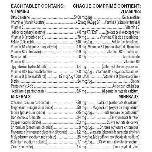 Materna CENTRUM prenatal postpartum vitamin & mineral supplement 100 tablets