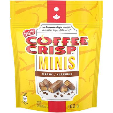 COFFEE CRISP NESTLE Minis, 180g/6.3 oz., Bag {Imported from Canada}