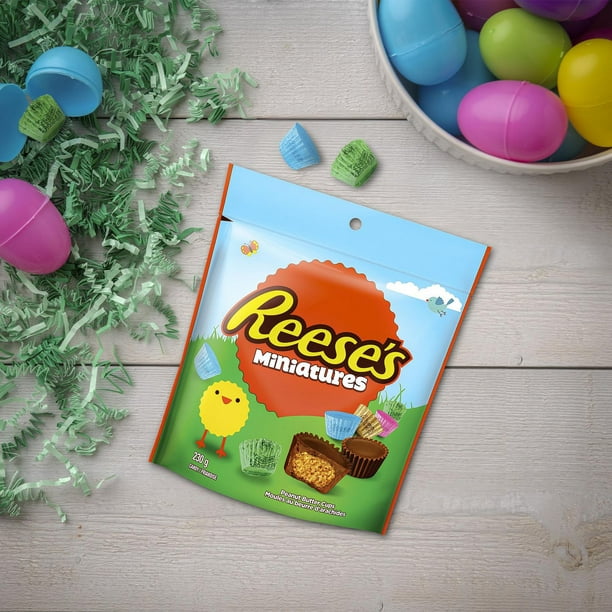 Reese's Easter Mini Chocolate Peanut Butter Cups, 230g/8 oz. Bag (Imported from Canada)