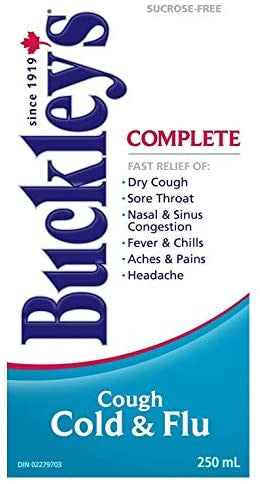 Buckley's Complete Cough Cold & Flu Syrup 2x 250mL {Imported from Canada}
