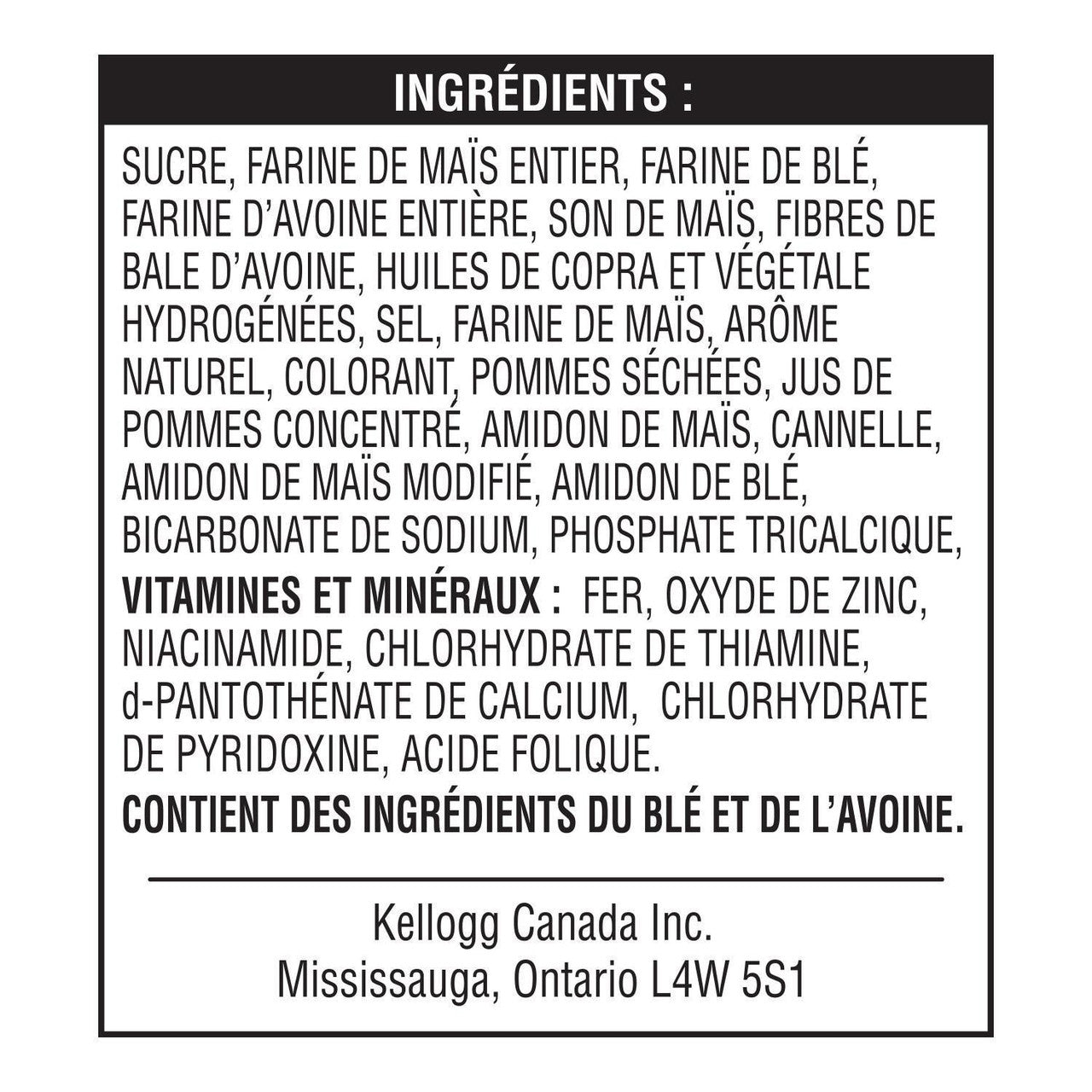 Kellogg's Apple Jack Cereal, Limited Canadian Edition, 345g/12.2 oz., {Imported from Canada}