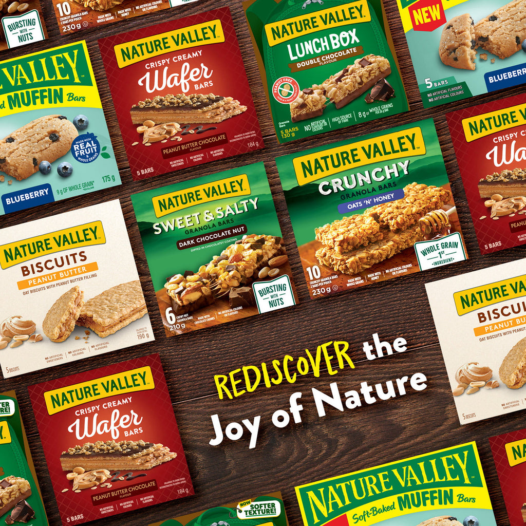 Nature Valley Soft-Baked Blueberry Muffin Bars, 5 Bars, 175g/6 oz. Box {Imported from Canada}