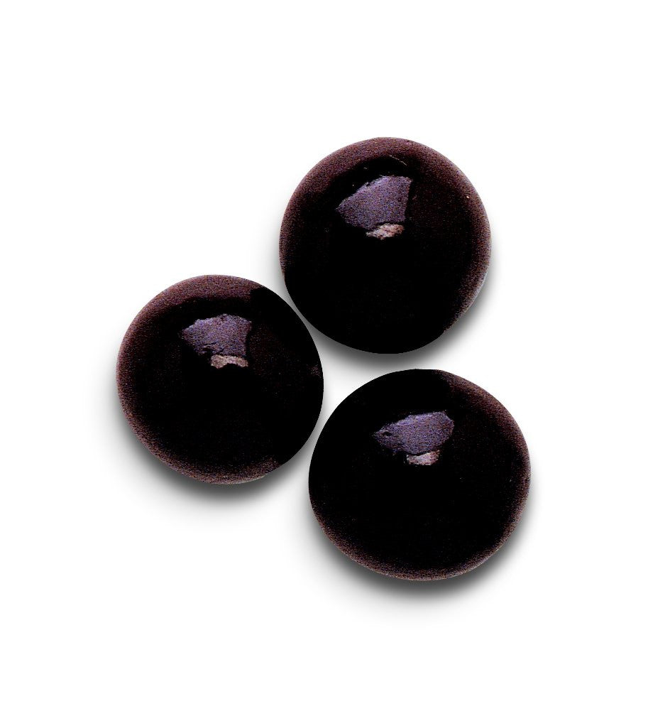 Yupik Black Licorice Jawbreakers, 1Kg/35.27 Ounces {Imported from Canada} Caffeine Cams Coffee