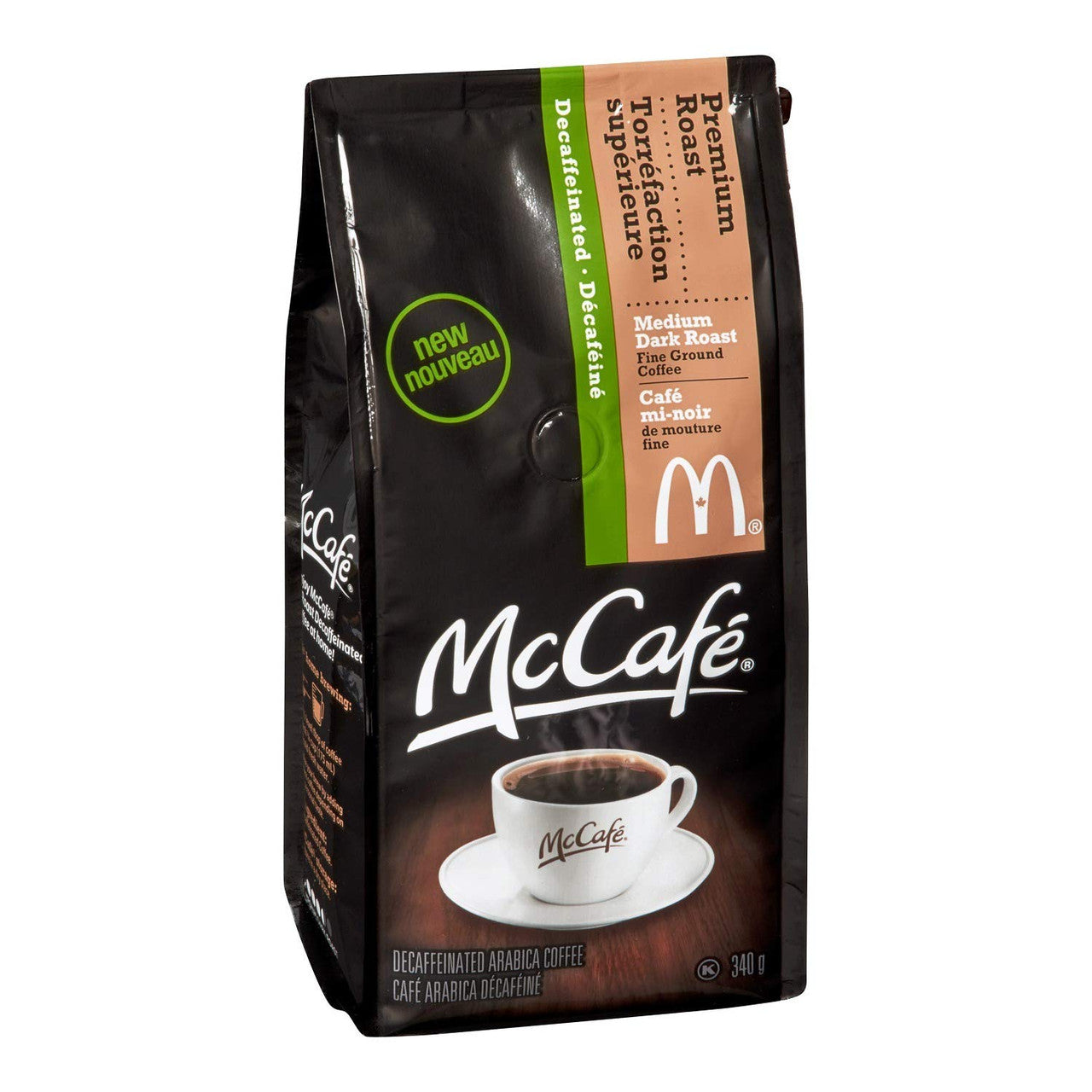 McCafe Premium Roast Decaf. Coffee, 340g / 12oz {Imported from Canada}