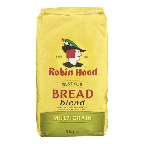 Robin Hood Multigrain Bread Flour 5kg/11 lbs. Bag, {Imported from Canada}