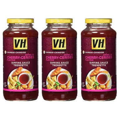 VH Cherry Dipping Sauce, 341ml/11.5oz, 3-Jars {Imported from Canada}