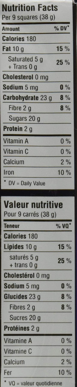 Cadbury Dairy Milk Fruit and Nut Dark, 100g/3.5 oz., {Imported from Canada}