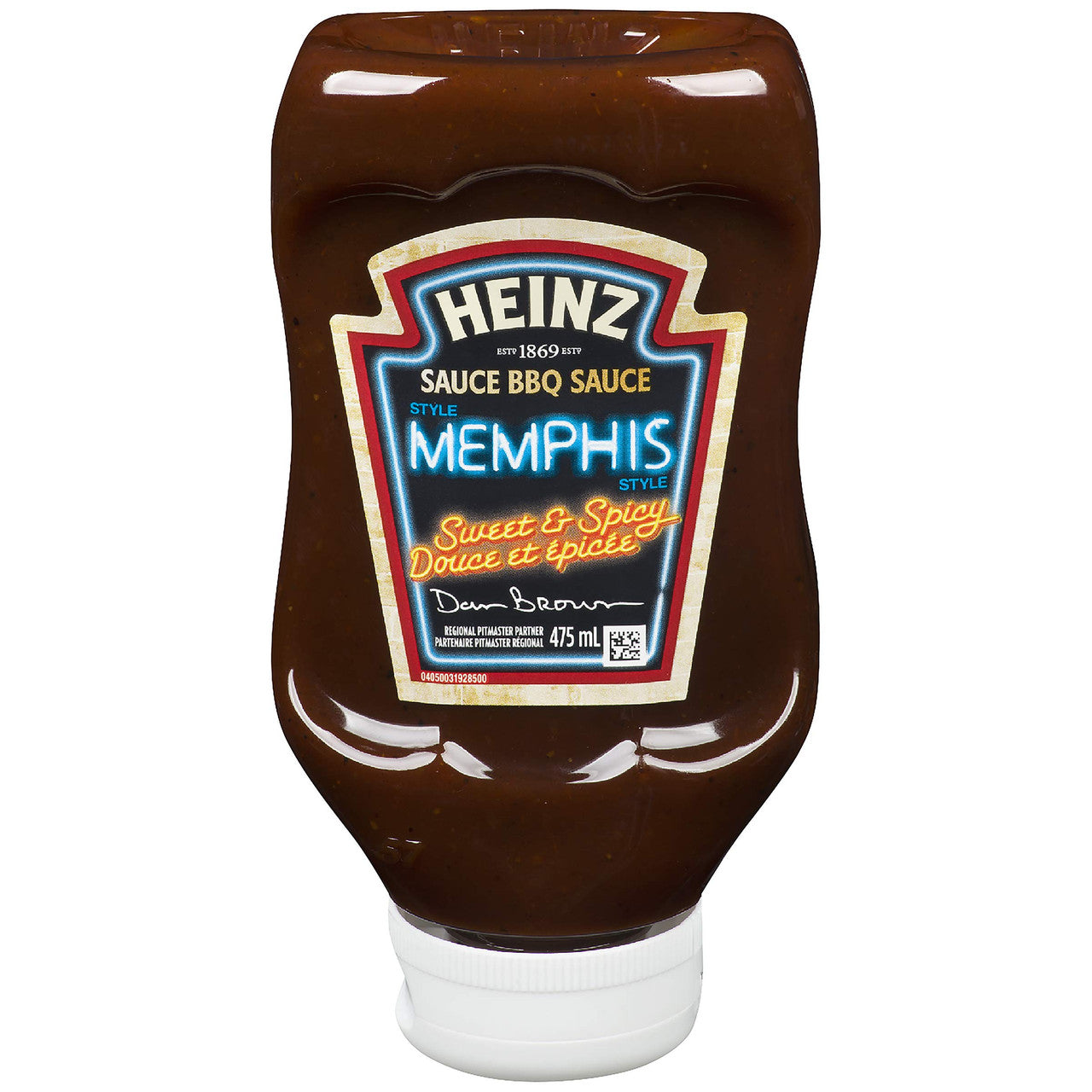 HEINZ BBQ Sauce, Sweet & Spicy Memphis, 475ml/16.1 fl.oz., 6pk, {Canadian}